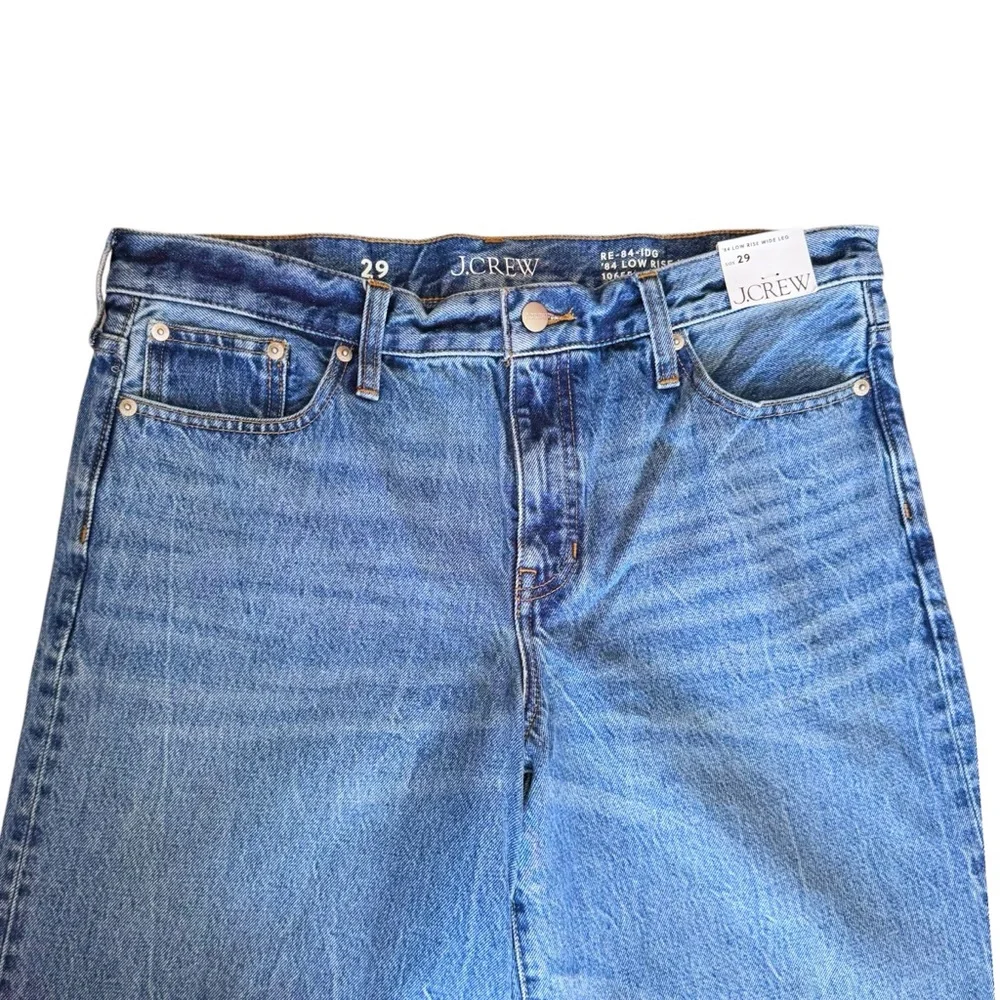 J Crew ‘84 Lower Rise Wide Leg Jean in Effie Wash | 29 NWT